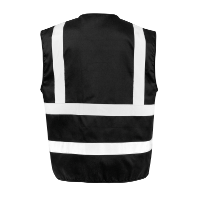Zipped safety vest
